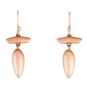 Ted Muehling T-bar Acorn Drop Earrings